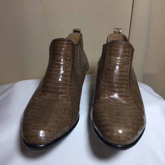 Snake Skin Ankle Boots Men\'s 9/Ladies 10 main image 8